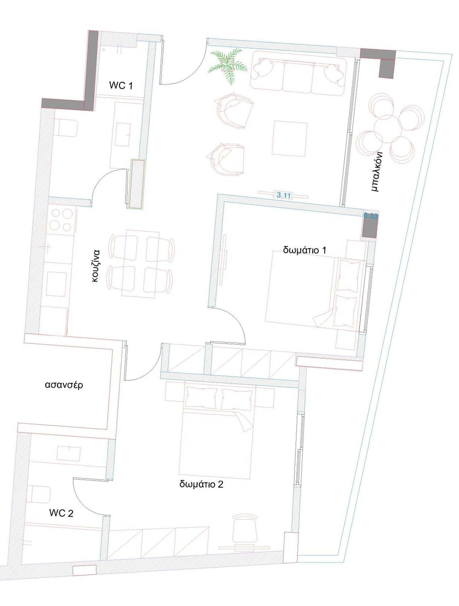 Pagani Urban - Premium Private Apartment Kalamata Extérieur photo